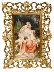 LARGE BERLIN KPM PORCELAIN PLAQUE