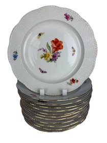 SET OF 12 BERLIN KPM DINNER PLATES