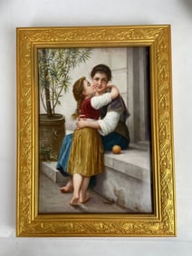 19TH C. BERLIN KPM PORCELAIN PLAQUE