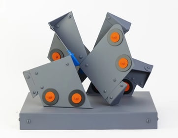 EDGAR NEGRET inches MARIPOSA inches inches BUTTERFLY SCULPTURE