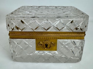 ORMOLU MOUNTED BACCARAT CRYSTAL VASE