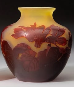GALLE CAMEO GLASS VASE