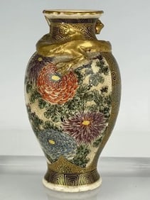 JAPANESE SATSUMA PORCELAIN VASE