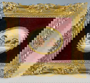 19TH C. GERMAN PORCELAIN PLAQUE