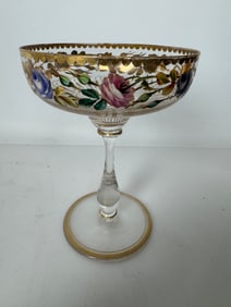 ENAMELLED AND GILT MOSER GLASS