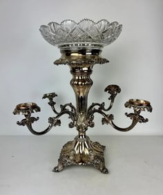 LARGE SILVER PLATED CENTERPIECE