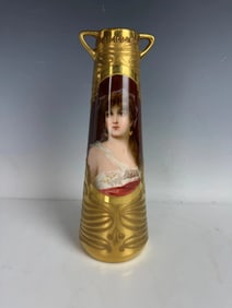 ROYAL VIENNA PORTRAIT VASE