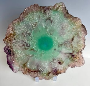 DAUM PATE DE VERRE DISH