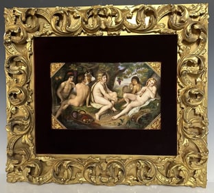 A GOOD BERLIN KPM PORCELAIN PLAQUE