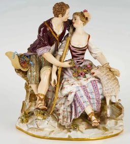 19TH C. MEISSEN GROUP