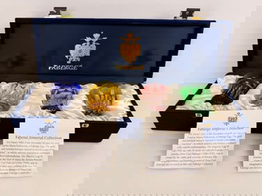 SET OF 4 IMPERIAL FABERGE NAZDROVIA GLASSES