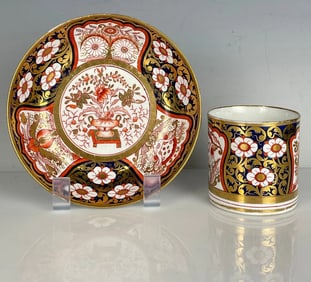 19TH C. ENGLISH CUP AND SAUCER