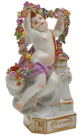 MEISSEN FIGURE OF A CHERUB