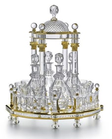 BACCARAT HAUTE COUTURE PAVILLON LIQUEUR CABINET