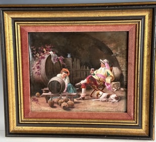 BERLIN KPM PORCELAIN PLAQUE