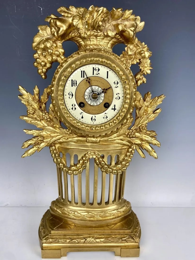 ANTIQUE ORMOLU CLOCK (1 of 3)