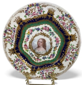 19TH C. SEVRES PLATE
