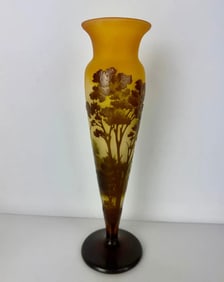 A LARGE GALLE VASE