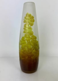 GALLE SCENIC VASE CIRCA 1900