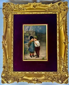 19TH C. BERLIN KPM PORCELAIN PLAQUE