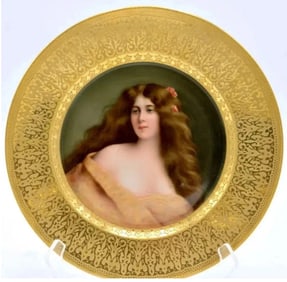 19TH C. ROYAL VIENNA STYLE PLATE