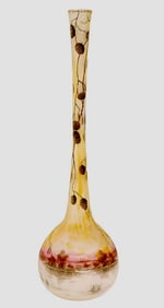 A LARGE DAUM NANCY VASE