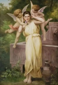 A LARGE ROYAL VIENNA PORCELAIN PLAQUE