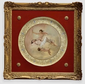 A LARGE 19TH C. ROYAL VIENNA PLAQUE