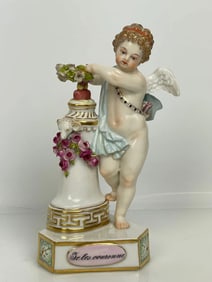 MEISSEN FIGURE OF A CHERUB