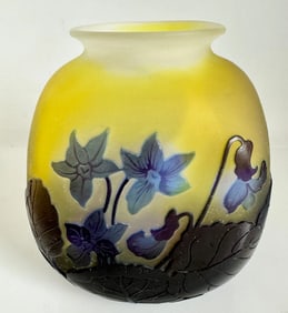 GALLE GLASS VASE