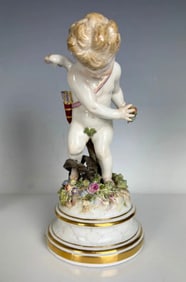 19TH C. MEISSEN CHERUB