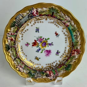 19Th c. CAPODIMONTE PORCELAIN PLATE