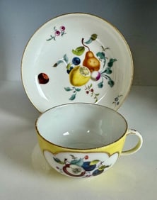 18TH C. MEISSEN CUP AND SAUCER