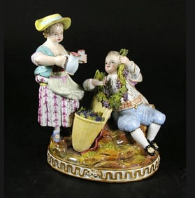 19TH C. MEISSEN GROUP