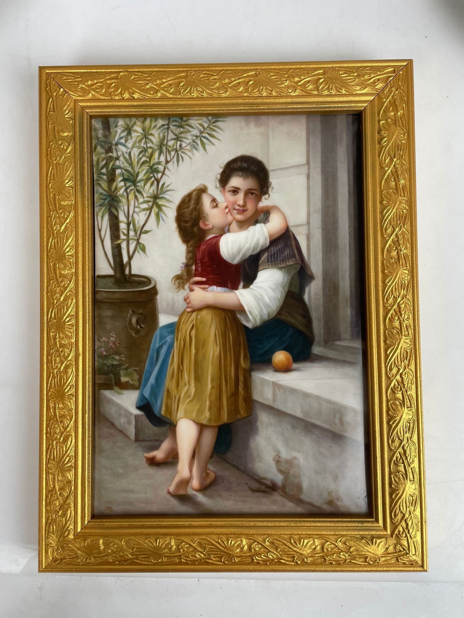 19TH C. BERLIN KPM PORCELAIN PLAQUE: Circa 1900. Porcelain measures 9.75 inches x 6.75 inches . In excellent condition. Estimate $2500-3000