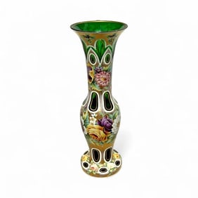 A MAGNIFICENT MOSER VASE