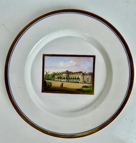 BERLIN KPM TOPOGRAPHICAL PORCELAIN PLATE