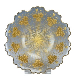 GILT MOSER DISH