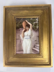 GERMAN PORCELAIN PLAQUE