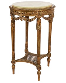 LOUIS XVI STULE GILT WOOD TABLE