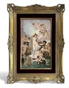 A PALATIAL BERLIN KPM PORCELAIN PLAQUE
