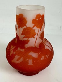 GALLE GLASS VASE