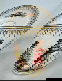 19TH C. SEVRES CUP AND SAUCER