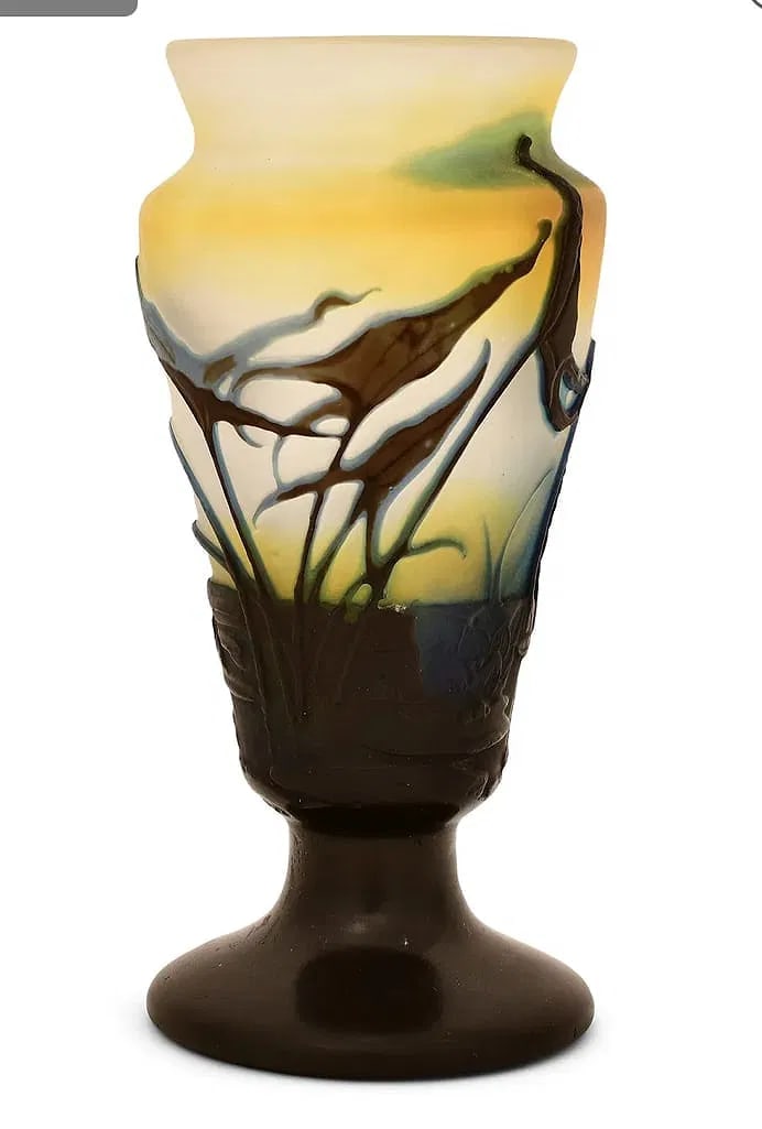 E. GALLE LILY VASE (1 of 3)