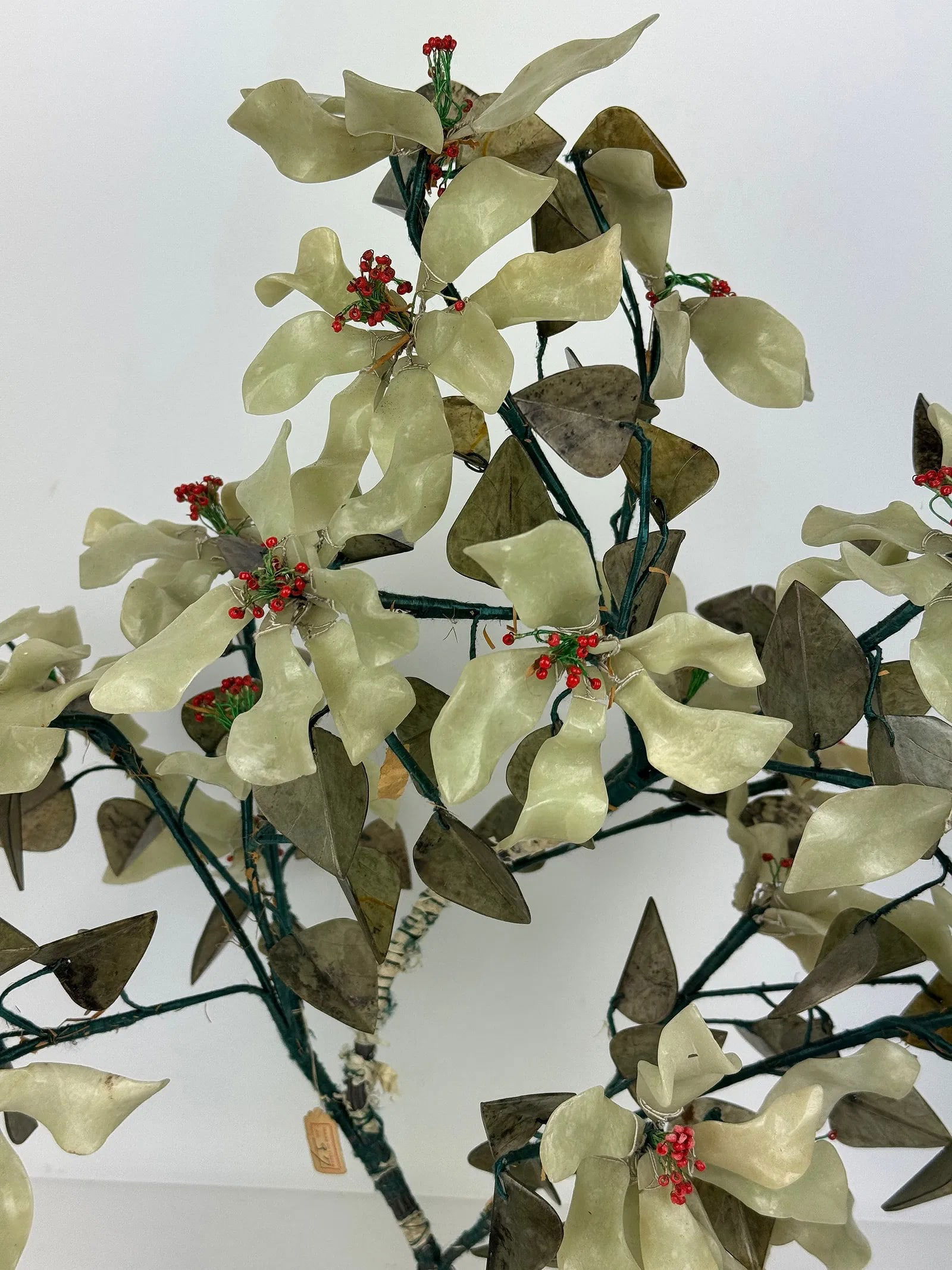 A LARGE CHINESE JADE TREE - 5