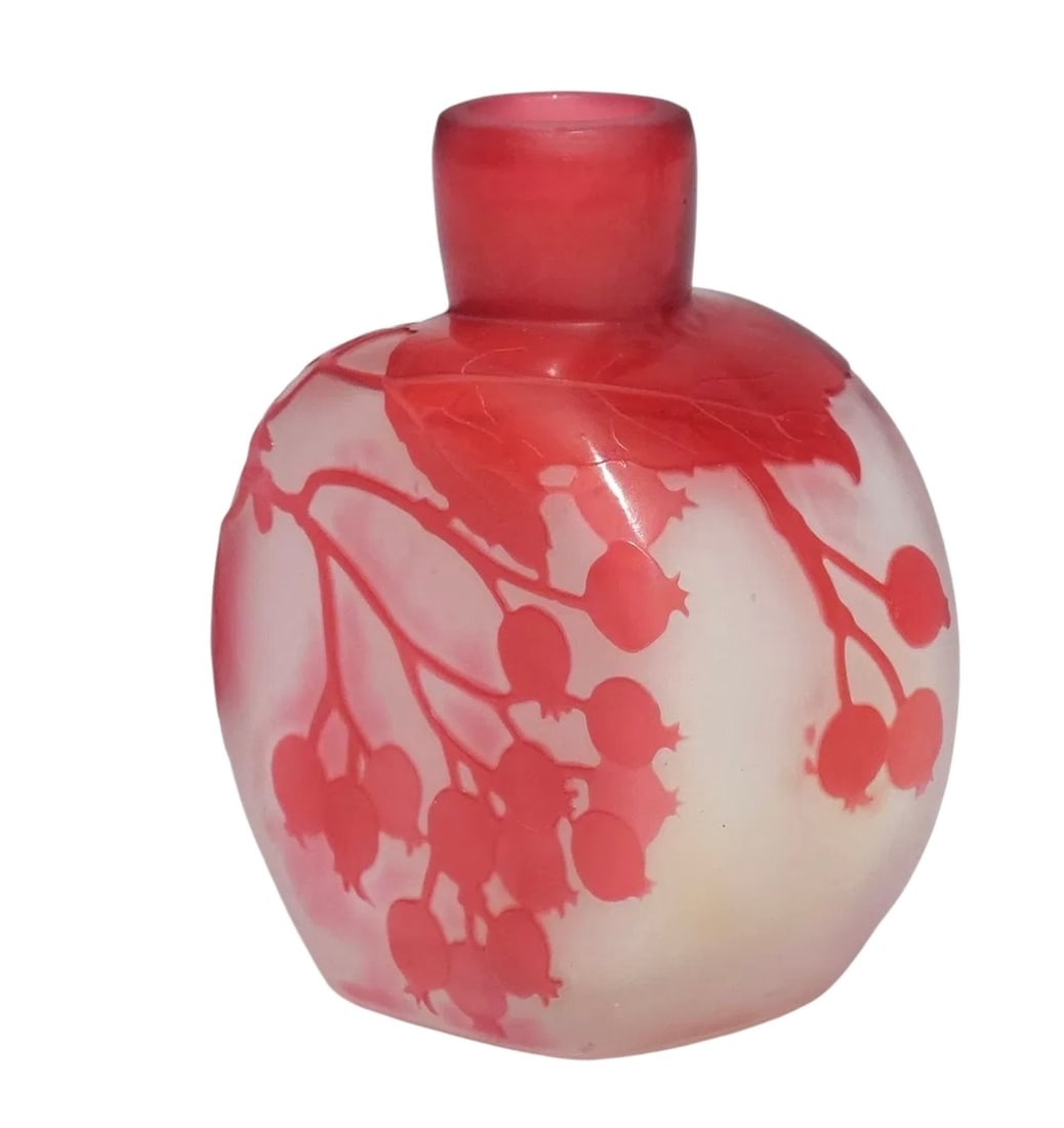 MINIATURE GALLE VASE CIRCA 1900 (1 of 3)