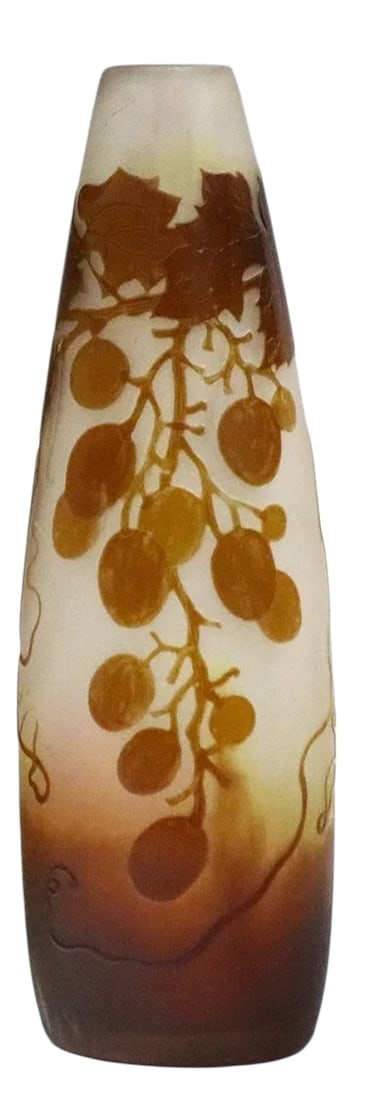 GALLE VASE: Circa 1900. Measures 6.5 inches h. In good condition. Estimate $400-500