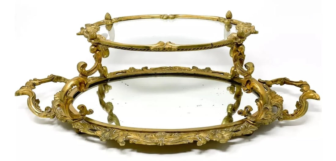 ORMOLU PLATEAU CIRCA 1900 (1 of 3)