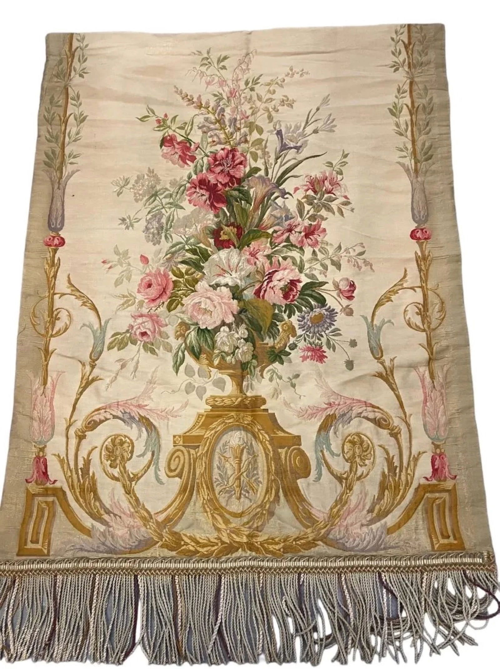 19TH C. FRENCH HAND WOVEN TAPESTRY: Circa 1850. Measures 1.75 meters x 1.2 meters. In good condition, minot tear.Estimate $2.500-3.000