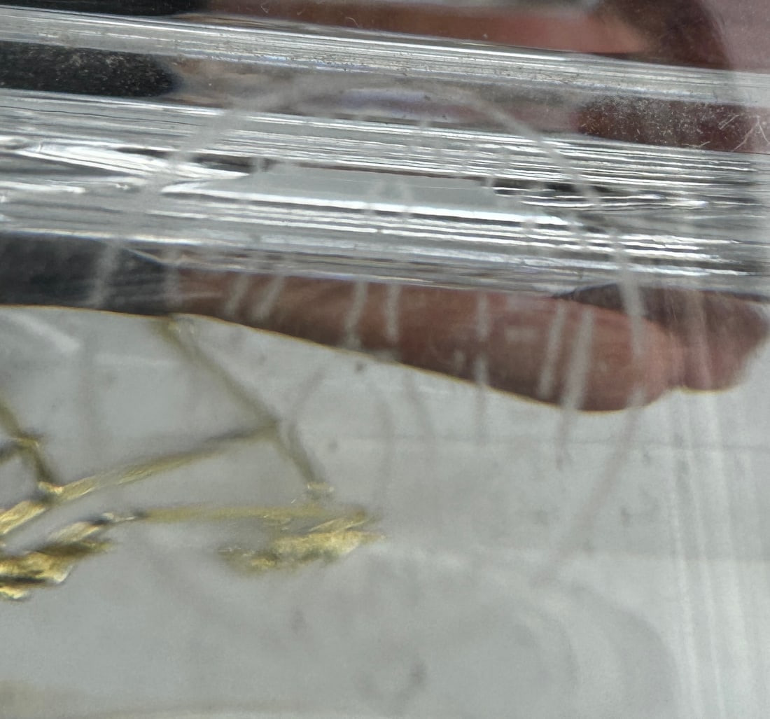 2 SIGNED BACCARAT CANDEL HOLDERS - 3